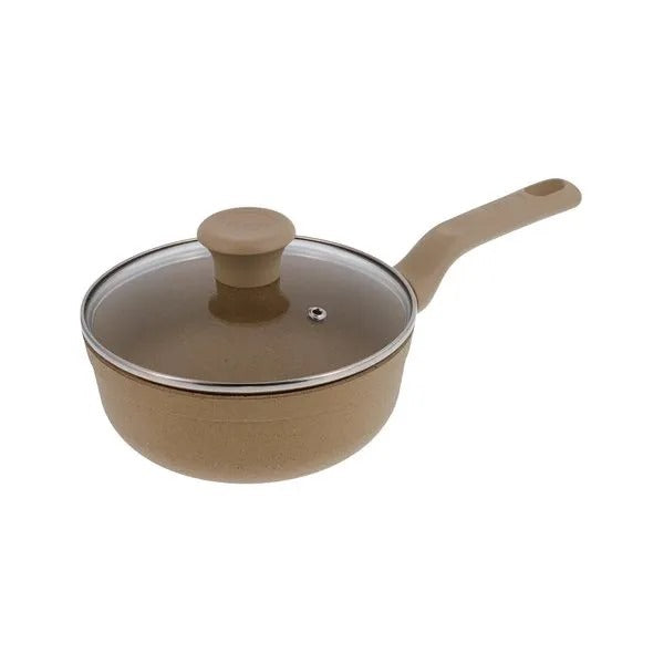 IMUSA TERRA CALDERO TERRA TAPA DE VIDRIO 18 CM