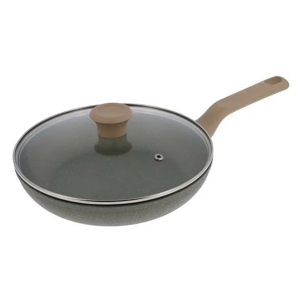 IMUSA TERRA SARTEN VERDE TAPA DE VIDRIO 20 CM