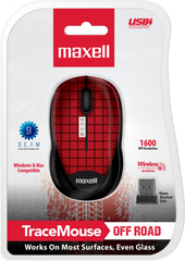 MAXELL TRACEMOUSE ROJO MOWL-250