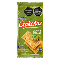Crakeñas Oliva y Oregano 24x8x24g.