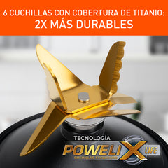 Licuadora Profesional IMUSA Ultraforce 2X Plateada + Picatodo + Molino