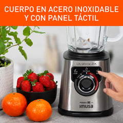 Licuadora Profesional IMUSA Ultraforce 2X Plateada + Picatodo + Molino
