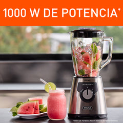Licuadora IMUSA Ultraforce + 2V, 1000W, Vidrio, 2.2L, Acero inoxidable