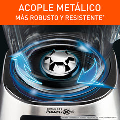 Licuadora IMUSA Ultraforce + 2V, 1000W, Vidrio, 2.2L, Acero inoxidable