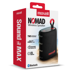 MAXELL BOCINA BT NOMAD TWS NEGRA 2X4X1