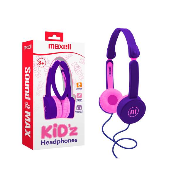 MAXELL AUDIFONO KIDZ MORADO K213 6X6X1