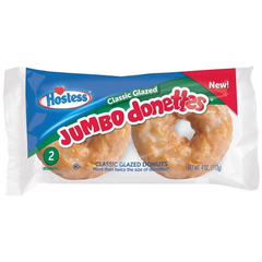 HOSTESS JUMBO DONETTES GLAZED 6 PAQ, 2 UND.