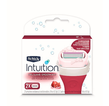 SCHICK INTUITION REFILL PIEL SUAVE 2 UND