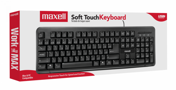 MAXELL  TECLADO TOQUE SUAVE KB90