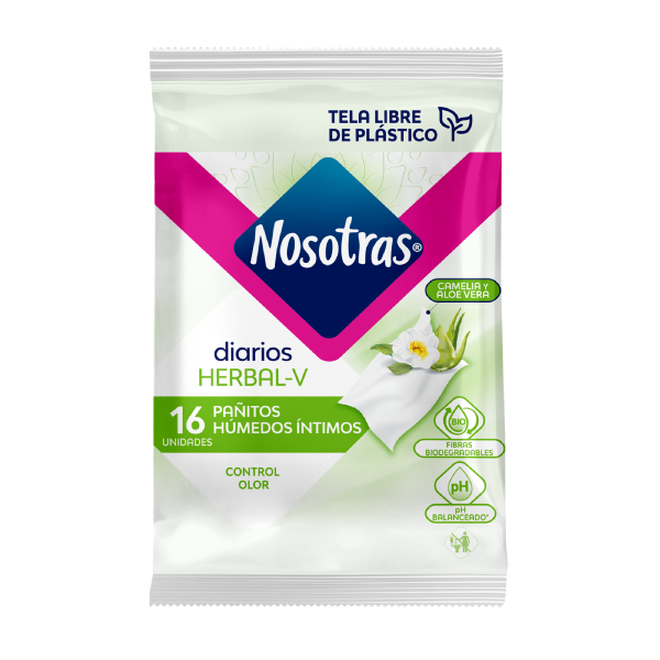PAÑITOS HUMEDOS INTIMOS NOSOTRAS HERBAL