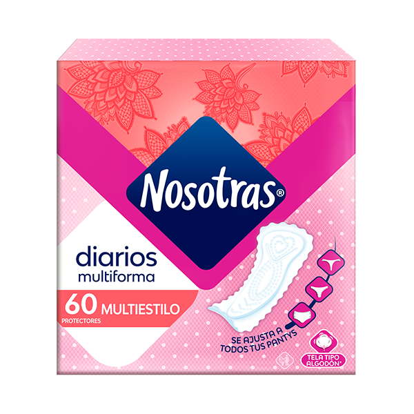 Protectores Nosotras Diarios Multiestilo 60 UND
