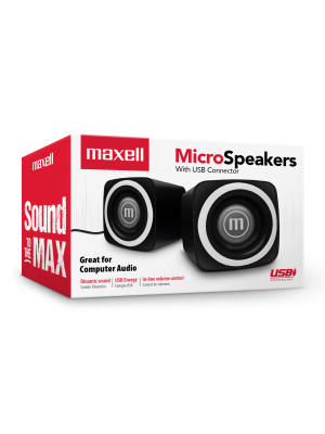 MAXELL BOCINAS USB MICRO BLANCO 4X10X1
