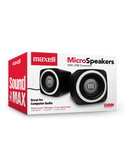 MAXELL BOCINAS USB MICRO BLANCO 4X10X1