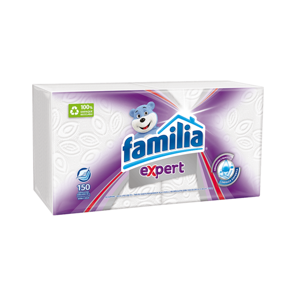 SERVILLETAS EXPERT FAMILIA (FARDO DE 12 PAQUETES X 150 UNIDADES)