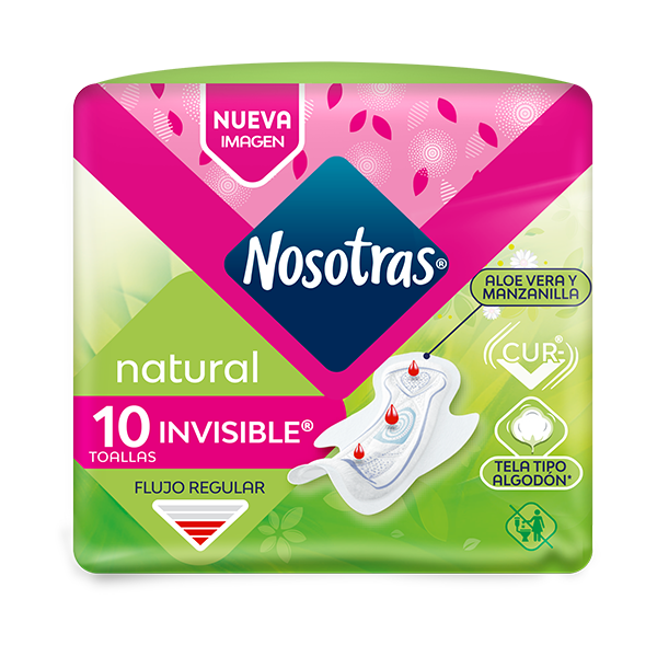 NOSOTRAS NATURAL INVISIBLE 10 UND