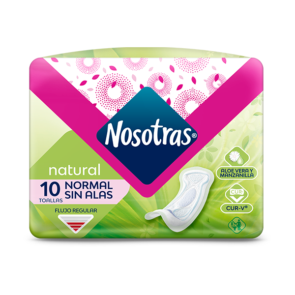 NOSOTRAS TOALLAS NORMAL TELA NATURAL 10 UND