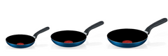 IMUSA TRISARTEN ANTIADHERENTE BLU 16-20-24 CM