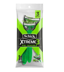 SCHICK XTREME 3® PARA PIEL SENSIBLE X1 UNIDADES